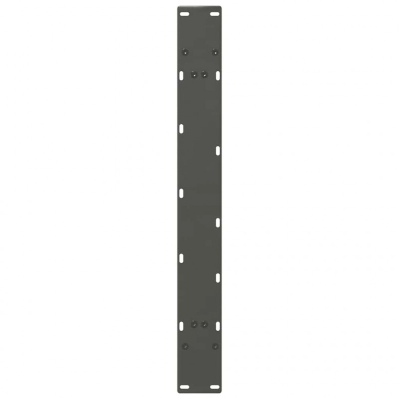 Nogi do stołu jadalnego w kształcie litery A 2 szt. Antracyt 100x(72-73) cm Stal
