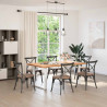 Nogi do stołu jadalnego w kształcie litery U 2 szt. Białe 80x(72-73) cm Stal