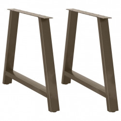 Nogi do stołu jadalnego w kształcie litery A 2 szt. 100x(72-73) cm Stal