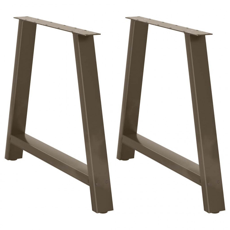 Nogi do stołu jadalnego w kształcie litery A 2 szt. 100x(72-73) cm Stal