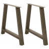 Nogi do stołu jadalnego w kształcie litery A 2 szt. 100x(72-73) cm Stal