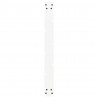 Nogi do stołu jadalnego w kształcie litery U 2 szt. Białe 80x(72-73) cm Stal