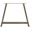 Nogi do stołu jadalnego w kształcie litery A 2 szt. 100x(72-73) cm Stal