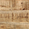 Stolik kawowy, 90x50x36 cm, surowe lite drewno mango