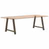 Nogi do stołu jadalnego w kształcie litery A 2 szt. 100x(72-73) cm Stal