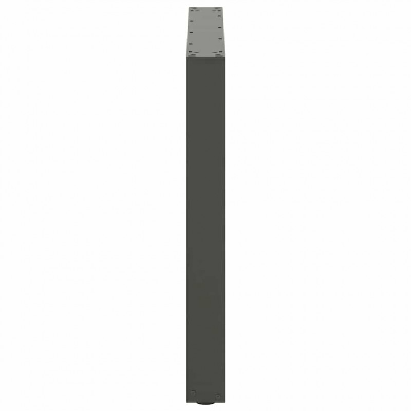 Nogi do stołu jadalnego w kształcie litery U 2 szt. Antracyt 80x(72-73) cm Stal