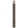 Nogi do stołu jadalnego w kształcie litery U 2 szt. Naturalna stal 80x(72-73) cm Stal