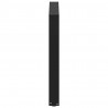 Nogi do stołu jadalnego w kształcie litery U 2 szt. Czarne 90x(72-73) cm Stal