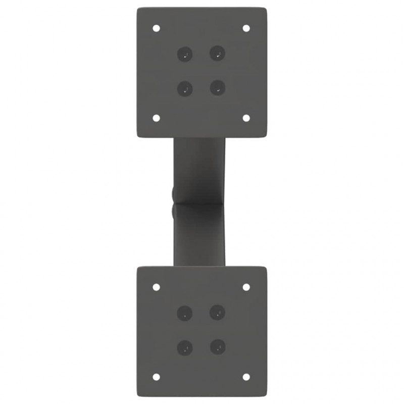 Nogi do stolika kawowego w kształcie litery X 2 szt. Antracyt 37x(30-31) cm Stal