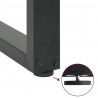 Nogi do stołu jadalnego w kształcie litery U 2 szt. Antracyt 90x(72-73) cm Stal