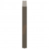 Nogi do stołu jadalnego w kształcie litery U 2 szt. Naturalna stal 90x(72-73) cm Stal