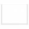 Nogi do stołu jadalnego w kształcie litery U 2 szt. Białe 100x(72-73) cm Stal