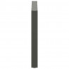 Nogi do stołu jadalnego w kształcie litery U 2 szt. Antracyt 100x(72-73) cm Stal
