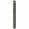 Nogi do stołu jadalnego w kształcie litery U 2 szt. Naturalna stal 100x(72-73) cm Stal