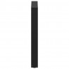 Nogi do stołu jadalnego w kształcie litery U 3 szt. Czarne 70x(72-73) cm Stal