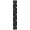 Nogi do stołu jadalnego w kształcie litery U 3 szt. Czarne 70x(72-73) cm Stal
