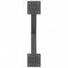 Nogi do stolika kawowego w kształcie litery X 2 szt. Antracyt 60x(30-31) cm Stal