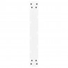 Nogi do stołu jadalnego w kształcie litery U 3 szt. Białe 70x(72-73) cm Stal