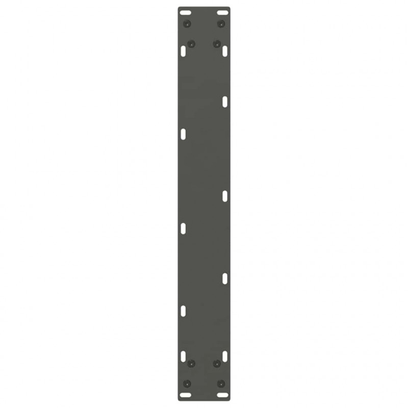 Nogi do stołu jadalnego w kształcie litery U 3 szt. Antracyt 70x(72-73) cm Stal