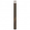 Nogi do stołu jadalnego w kształcie litery U 3 szt. Naturalna stal 70x(72-73) cm Stal