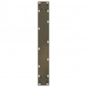 Nogi do stołu jadalnego w kształcie litery U 3 szt. Naturalna stal 70x(72-73) cm Stal