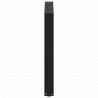 Nogi do stołu jadalnego w kształcie litery U 3 szt. Czarne 80x(72-73) cm Stal