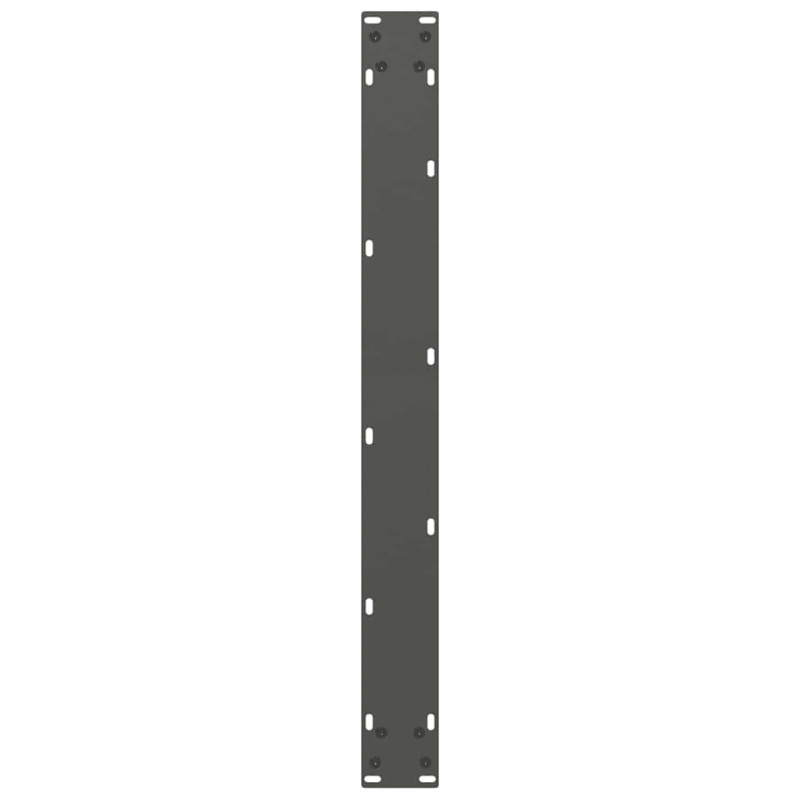 Nogi do stołu jadalnego w kształcie litery U 3 szt. Antracyt 80x(72-73) cm Stal