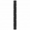Nogi do stołu jadalnego w kształcie litery U 3 szt. Czarne 90x(72-73) cm Stal