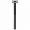 Nogi do stolika kawowego w kształcie litery X 2 szt. Antracyt 28x(42-43) cm Stal