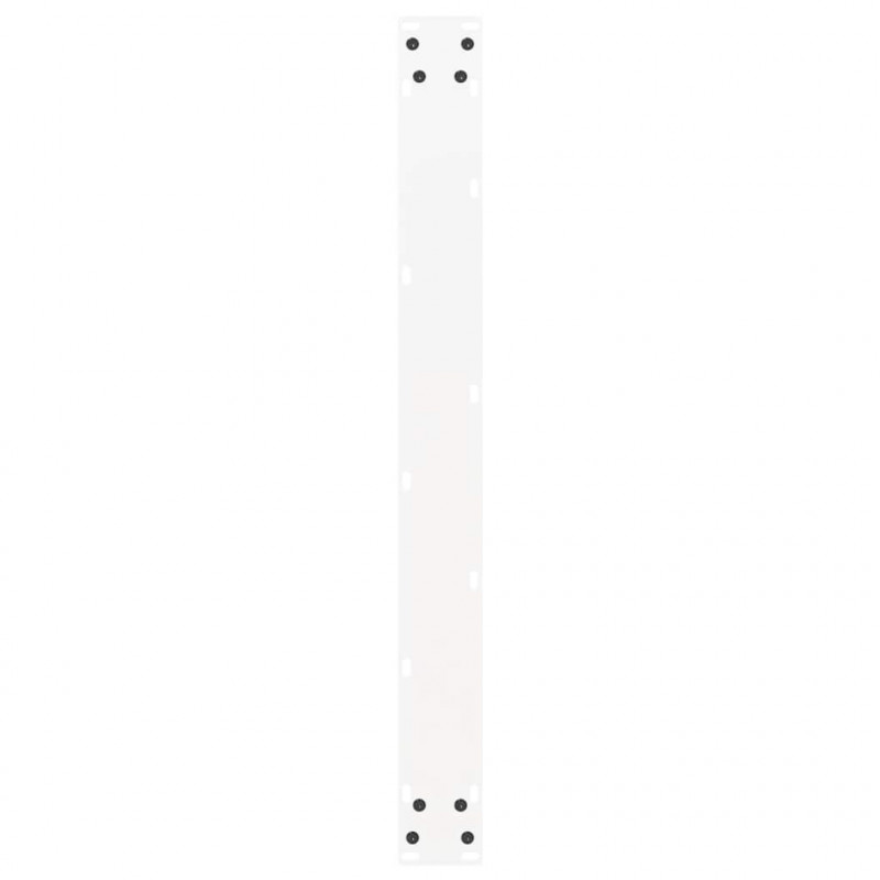 Nogi do stołu jadalnego w kształcie litery U 3 szt. Białe 90x(72-73) cm Stal