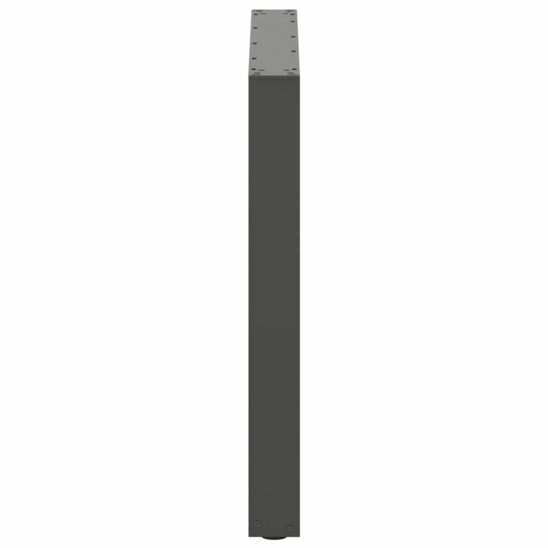 Nogi do stołu jadalnego w kształcie litery U 3 szt. Antracyt 90x(72-73) cm Stal