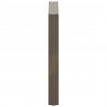 Nogi do stołu jadalnego w kształcie litery U 3 szt. Naturalna stal 90x(72-73) cm Stal