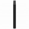 Nogi do stołu jadalnego w kształcie litery U 3 szt. Czarne 100x(72-73) cm Stal