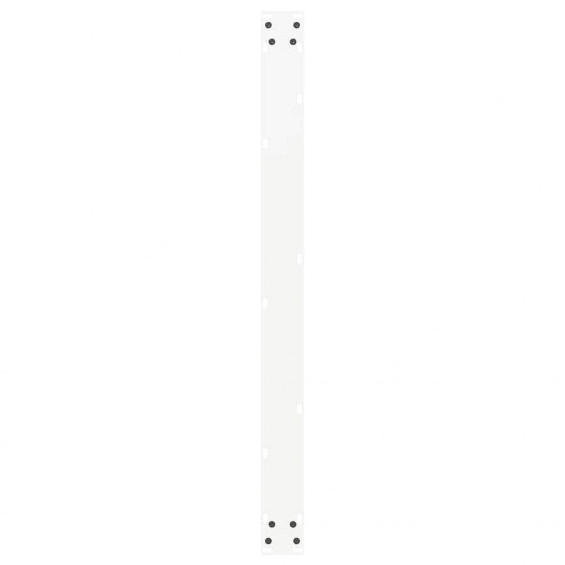 Nogi do stołu jadalnego w kształcie litery U 3 szt. Białe 100x(72-73) cm Stal