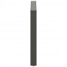 Nogi do stołu jadalnego w kształcie litery U 3 szt. Antracyt 100x(72-73) cm Stal