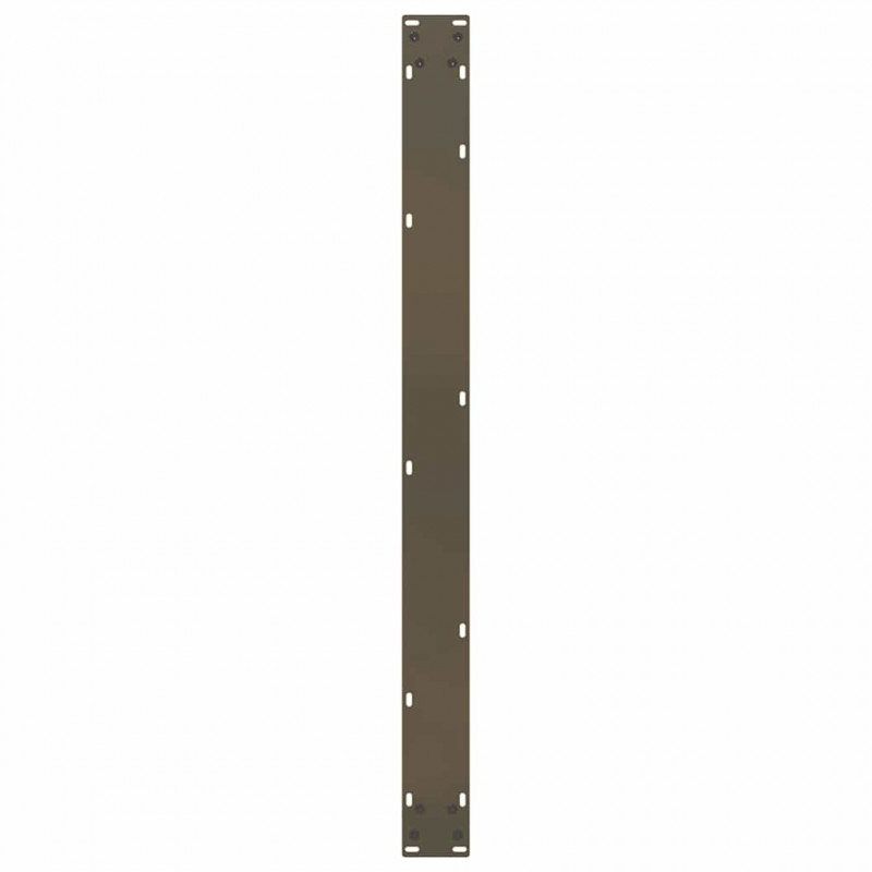 Nogi do stołu jadalnego w kształcie litery U 3 szt. Naturalna stal 100x(72-73) cm Stal