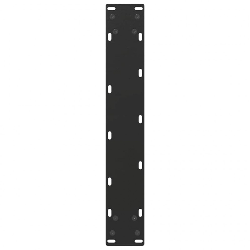 Nogi do stołu barowego w kształcie litery U 2 szt. Czarne 40x(90-91) cm Stal