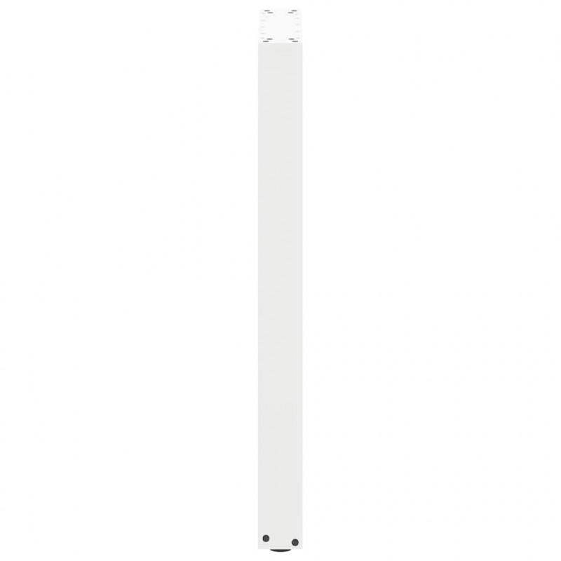 Nogi do stołu barowego w kształcie litery U 2 szt. Białe 40x(90-91) cm Stal