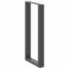 Nogi do stołu barowego w kształcie litery U 2 szt. Antracyt 40x(90-91) cm Stal