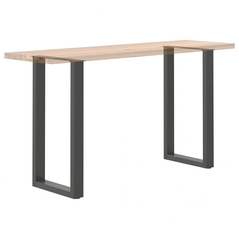Nogi do stołu barowego w kształcie litery U 2 szt. Antracyt 40x(90-91) cm Stal