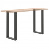 Nogi do stołu barowego w kształcie litery U 2 szt. Antracyt 40x(90-91) cm Stal