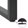 Nogi do stołu barowego w kształcie litery U 2 szt. Antracyt 40x(90-91) cm Stal