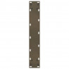 Nogi do stołu barowego w kształcie litery U 2 szt. Naturalna stal 40x(90-91) cm Stal