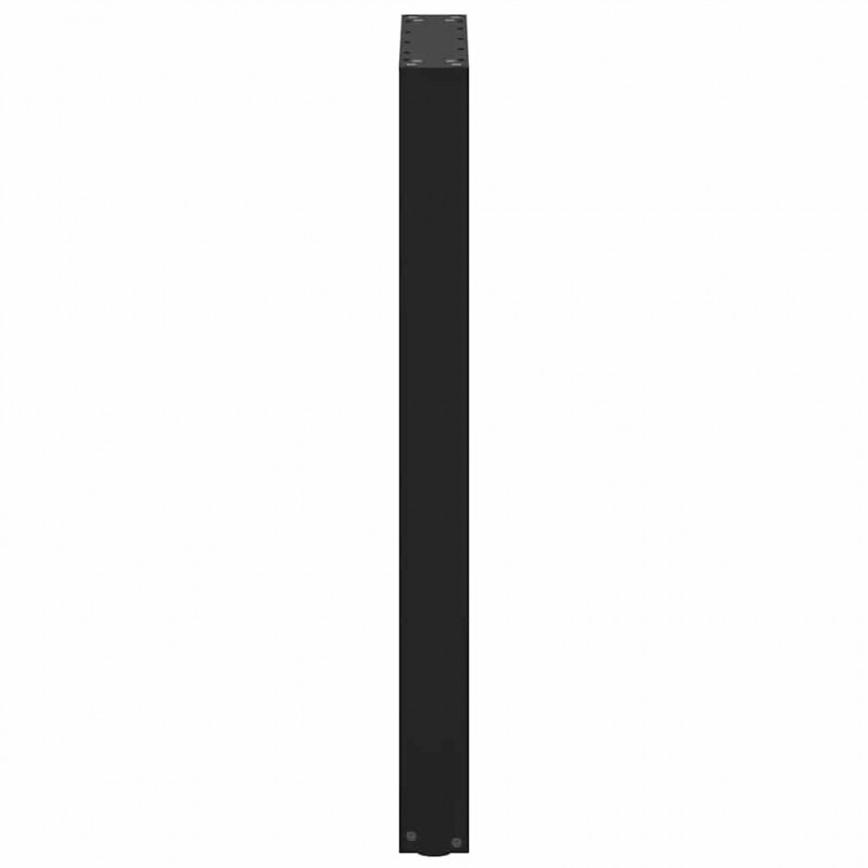 Nogi do stołu barowego w kształcie litery U 2 szt. Czarne 50x(90-91) cm Stal
