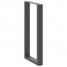 Nogi do stołu barowego w kształcie litery U 2 szt. Antracyt 50x(90-91) cm Stal