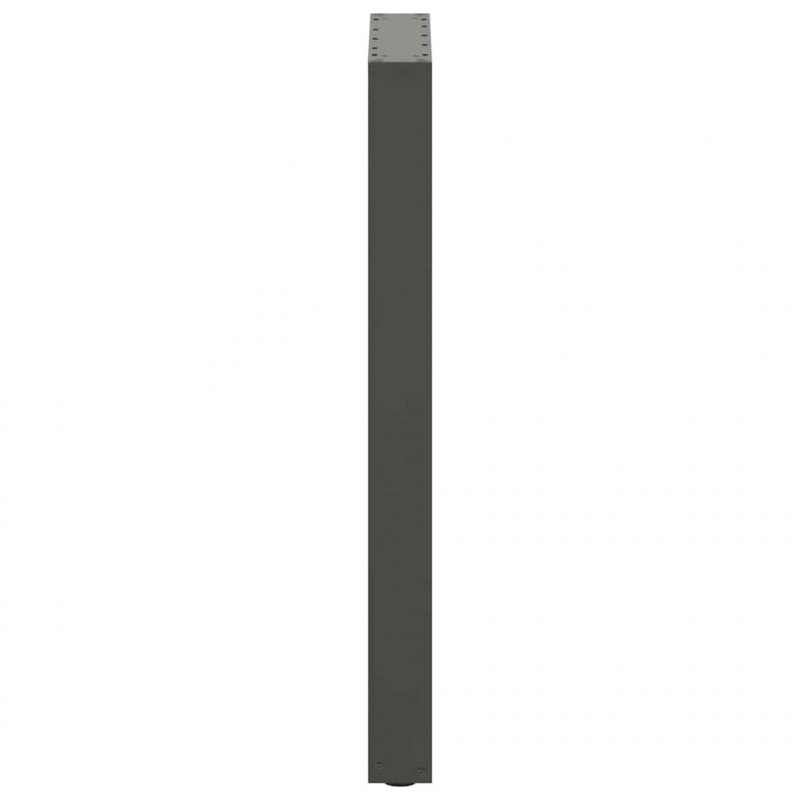 Nogi do stołu barowego w kształcie litery U 2 szt. Antracyt 50x(90-91) cm Stal