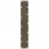 Nogi do stołu barowego w kształcie litery U 2 szt. Naturalna stal 50x(90-91) cm Stal
