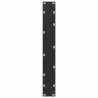 Nogi do stołu barowego w kształcie litery U 2 szt. Czarne 60x(90-91) cm Stal
