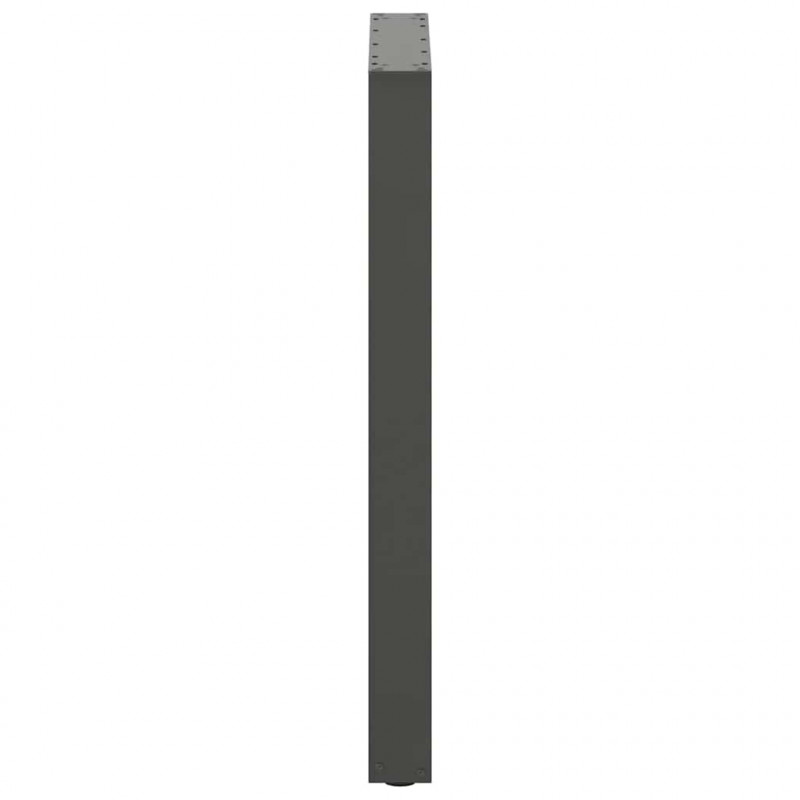 Nogi do stołu barowego w kształcie litery U 2 szt. Antracyt 60x(90-91) cm Stal