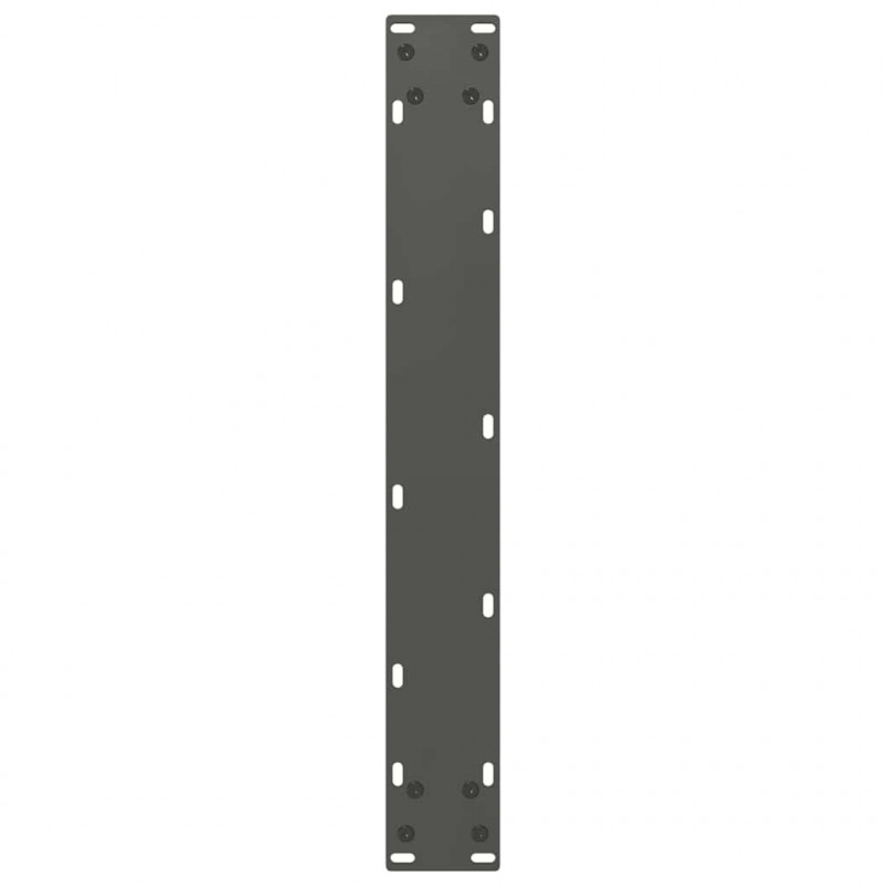 Nogi do stołu barowego w kształcie litery U 2 szt. Antracyt 60x(90-91) cm Stal